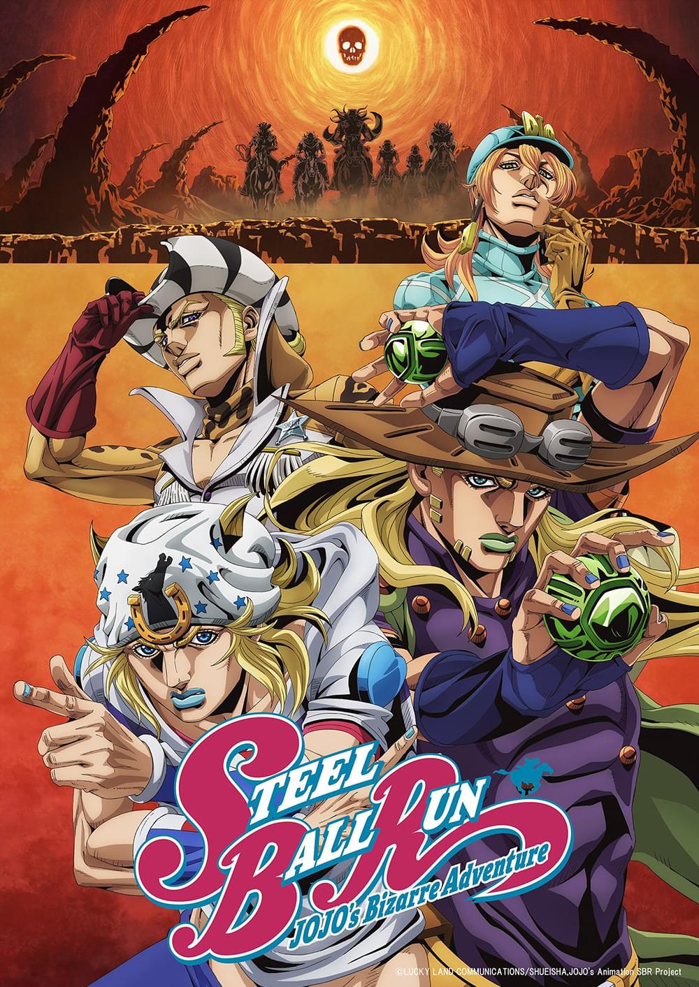 JoJo's Bizarre Adventure: Steel Ball Run second key visual